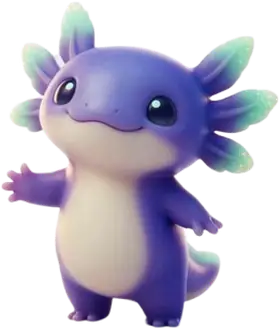 L'axolotl de ScrollOff te fait coucou